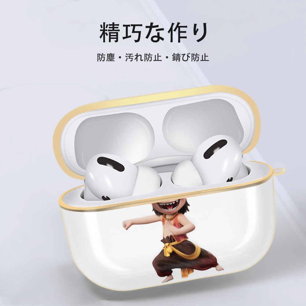 Ne Zha 2 ナタ 魔童の大暴れ 【AirPods Pro用】ハードシェル保護ケース｜耐衝撃・防指紋・カラビナ付き商品仕様