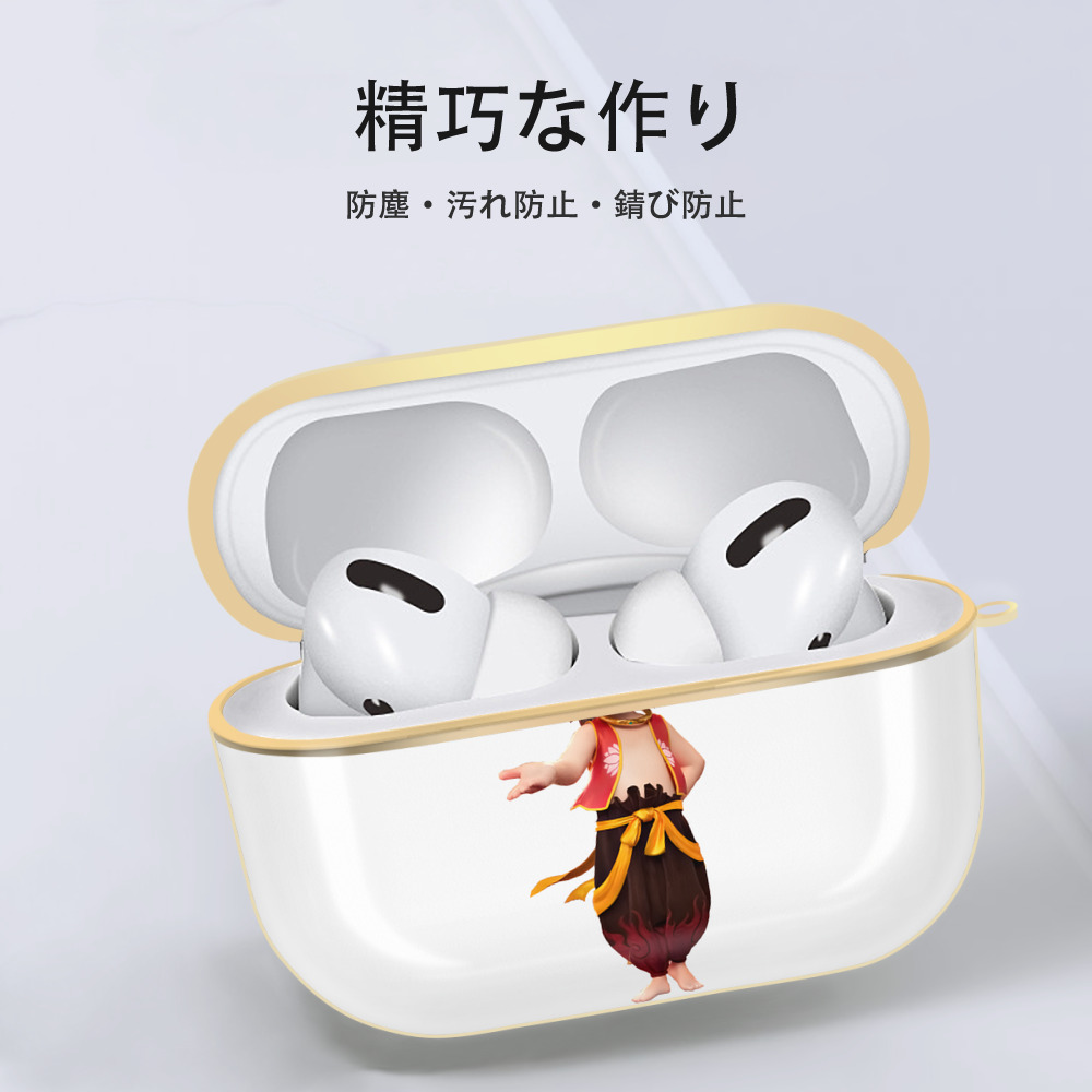 Ne Zha 2 ナタ 魔童の大暴れ 【AirPods Pro用】ハードシェル保護ケース｜耐衝撃・防指紋・カラビナ付き商品仕様