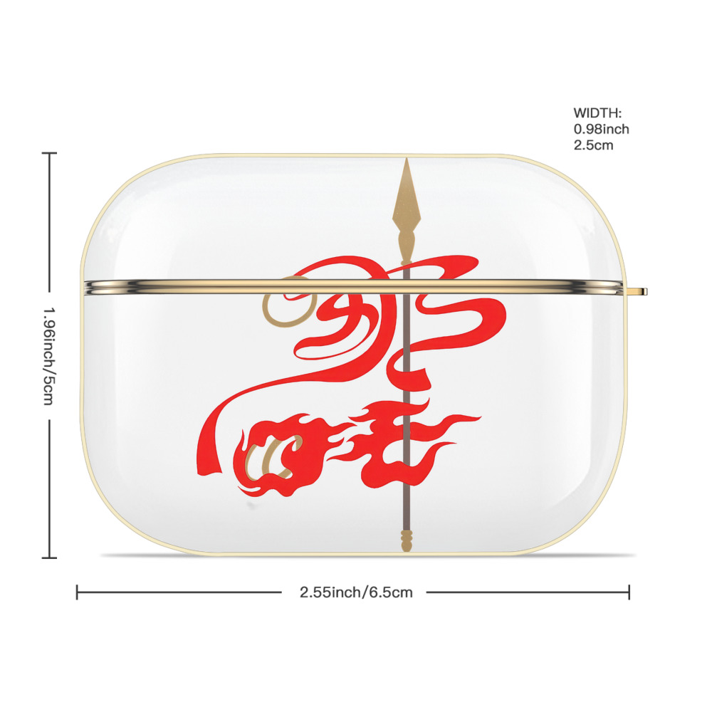 Ne Zha 2 ナタ 魔童の大暴れ 【AirPods Pro用】ハードシェル保護ケース｜耐衝撃・防指紋・カラビナ付き商品仕様