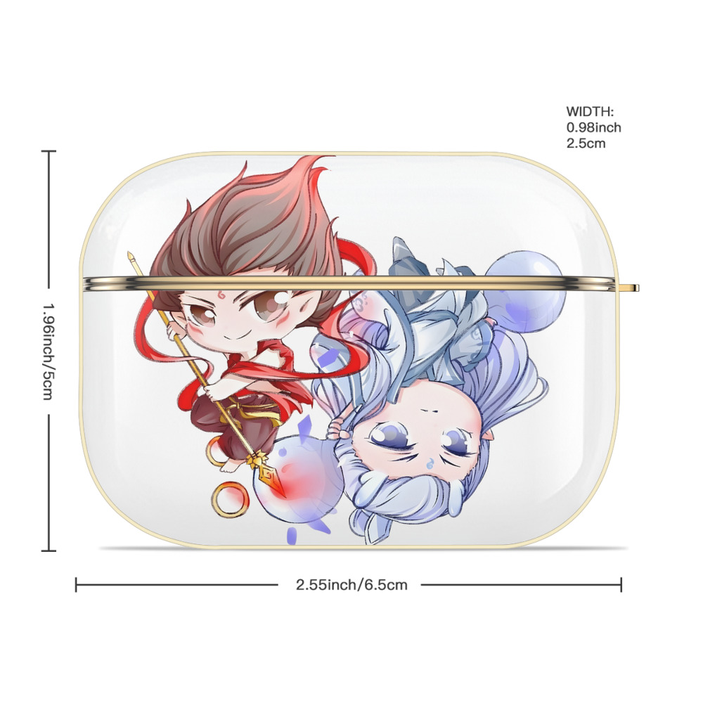 Ne Zha 2 ナタ 魔童の大暴れ 【AirPods Pro用】ハードシェル保護ケース｜耐衝撃・防指紋・カラビナ付き商品仕様