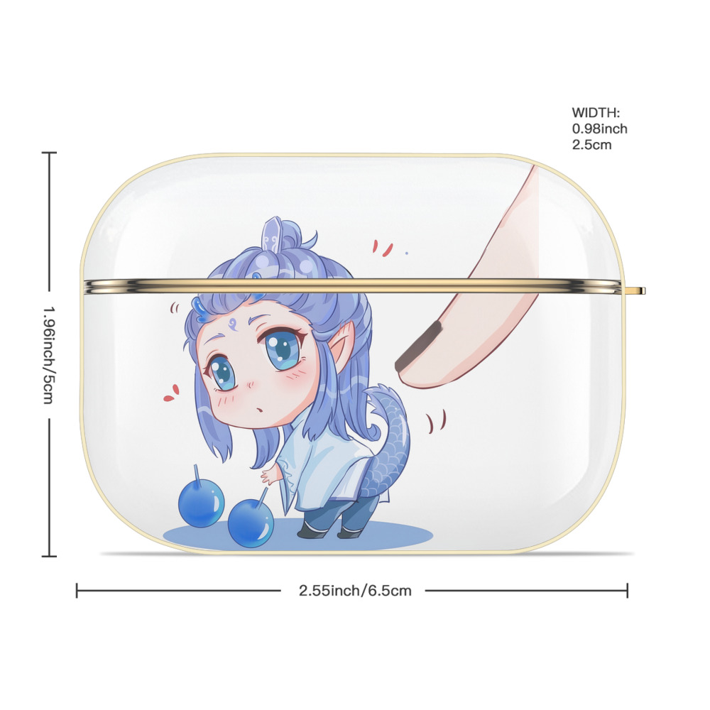 Ne Zha 2 ナタ 魔童の大暴れ 【AirPods Pro用】ハードシェル保護ケース｜耐衝撃・防指紋・カラビナ付き商品仕様
