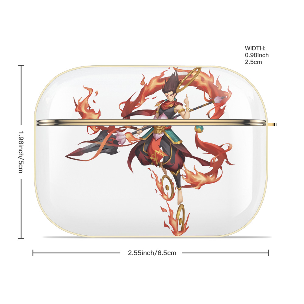 Ne Zha 2 ナタ 魔童の大暴れ 【AirPods Pro用】ハードシェル保護ケース｜耐衝撃・防指紋・カラビナ付き商品仕様