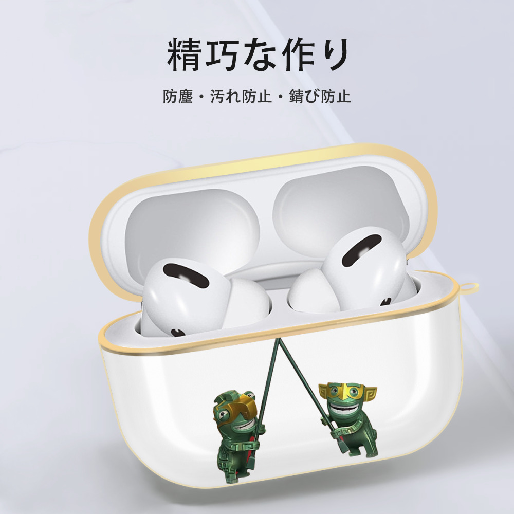 Ne Zha 2 ナタ 魔童の大暴れ 【AirPods Pro用】ハードシェル保護ケース｜耐衝撃・防指紋・カラビナ付き商品仕様