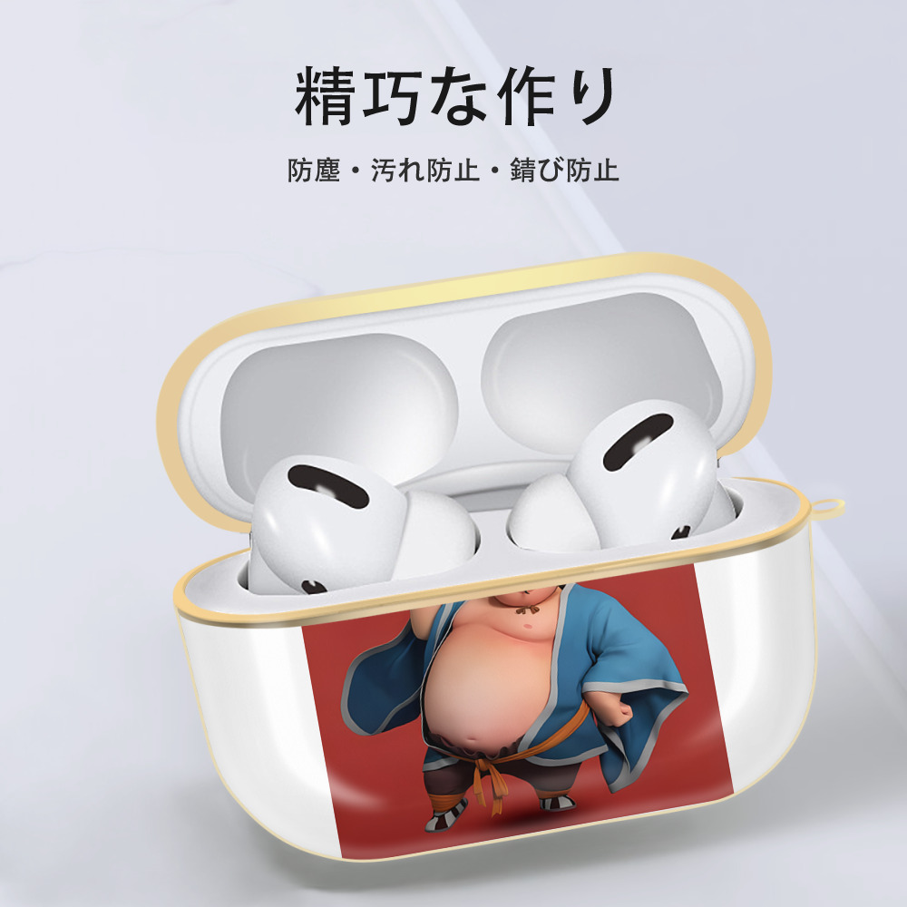 Ne Zha 2 ナタ 魔童の大暴れ 【AirPods Pro用】ハードシェル保護ケース｜耐衝撃・防指紋・カラビナ付き商品仕様