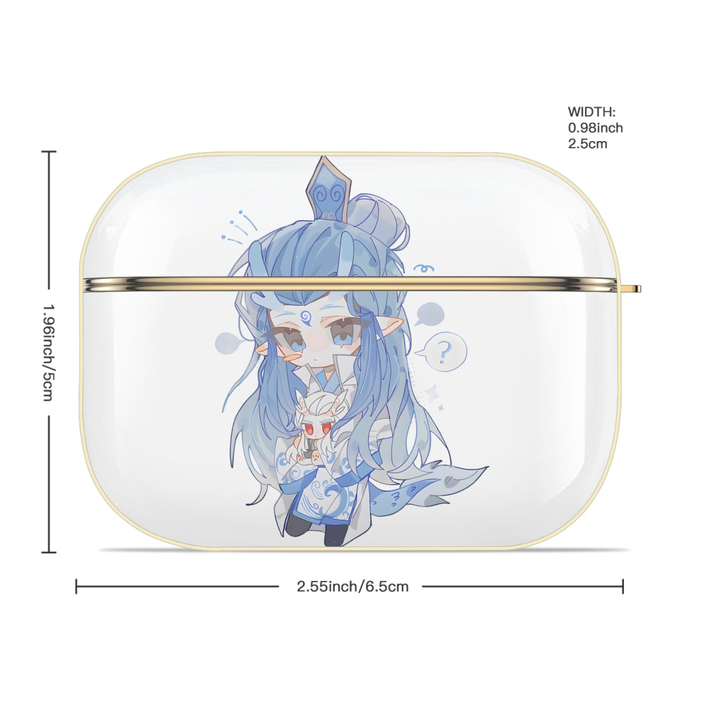 Ne Zha 2 ナタ 魔童の大暴れ 【AirPods Pro用】ハードシェル保護ケース｜耐衝撃・防指紋・カラビナ付き商品仕様