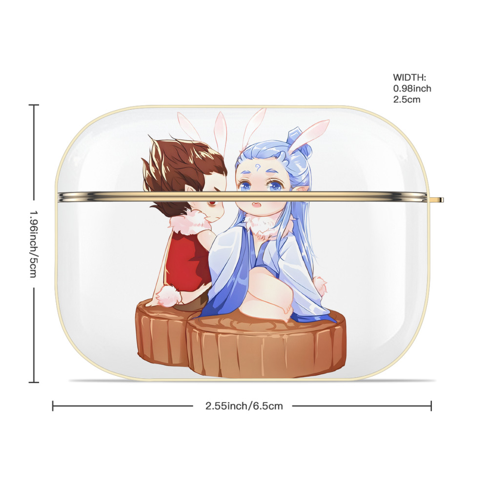 Ne Zha 2 ナタ 魔童の大暴れ 【AirPods Pro用】ハードシェル保護ケース｜耐衝撃・防指紋・カラビナ付き商品仕様