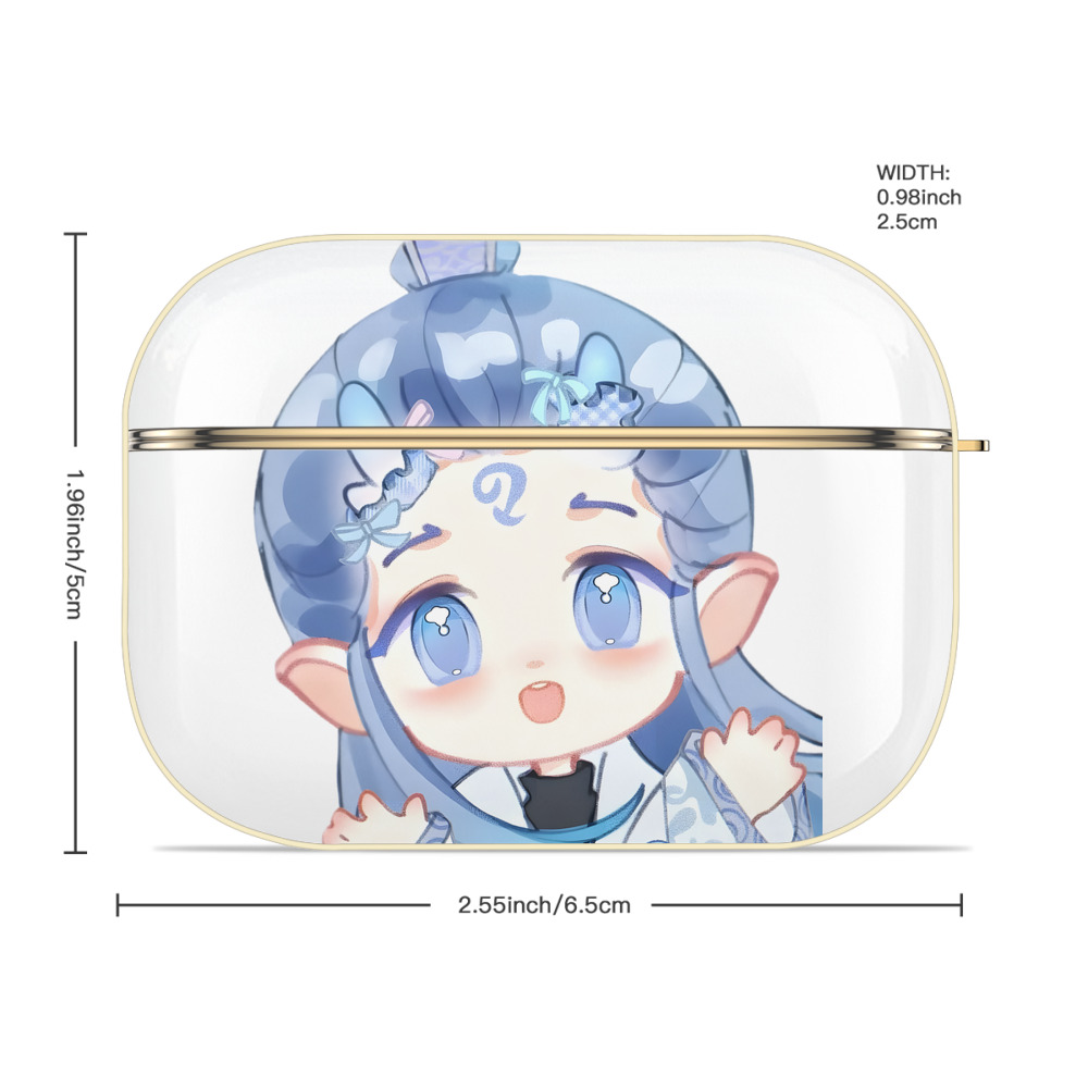 Ne Zha 2 ナタ 魔童の大暴れ 【AirPods Pro用】ハードシェル保護ケース｜耐衝撃・防指紋・カラビナ付き商品仕様