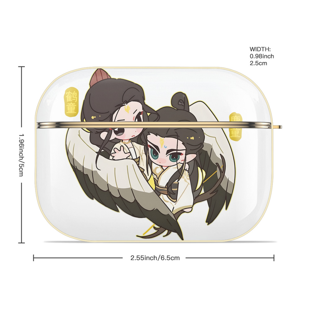 Ne Zha 2 ナタ 魔童の大暴れ 【AirPods Pro用】ハードシェル保護ケース｜耐衝撃・防指紋・カラビナ付き商品仕様