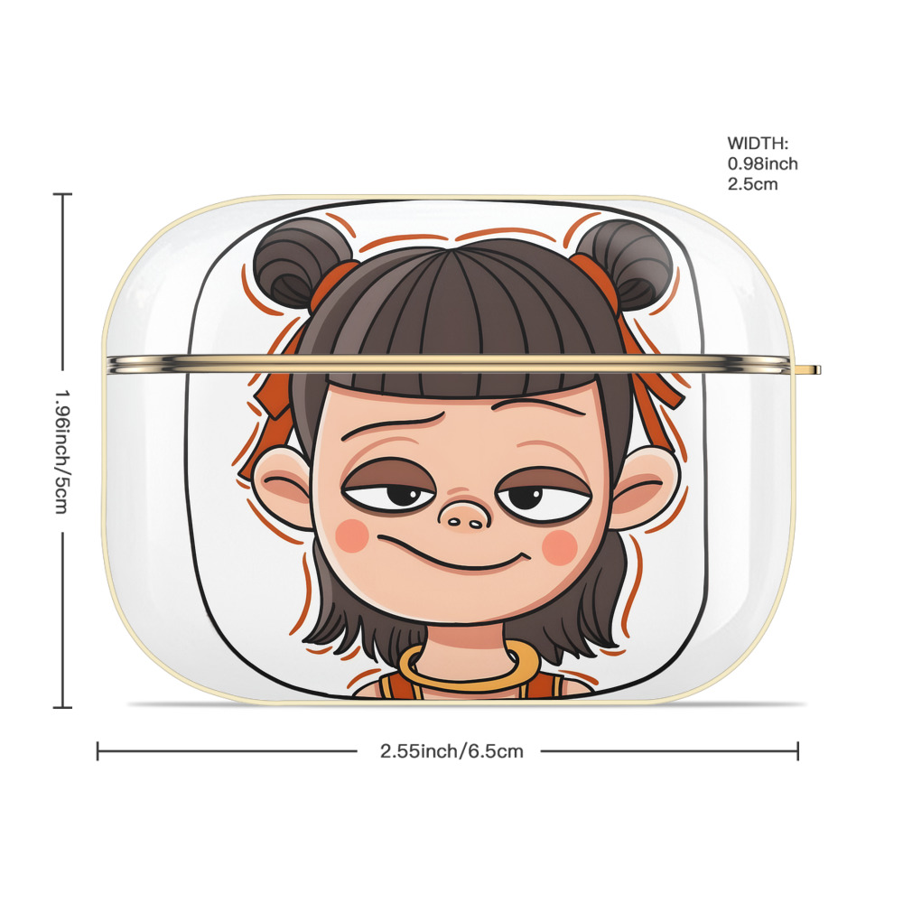 Ne Zha 2 ナタ 魔童の大暴れ 【AirPods Pro用】ハードシェル保護ケース｜耐衝撃・防指紋・カラビナ付き商品仕様
