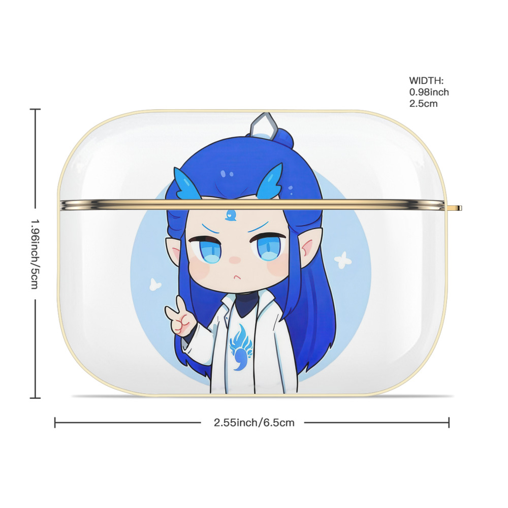 Ne Zha 2 ナタ 魔童の大暴れ 【AirPods Pro用】ハードシェル保護ケース｜耐衝撃・防指紋・カラビナ付き商品仕様