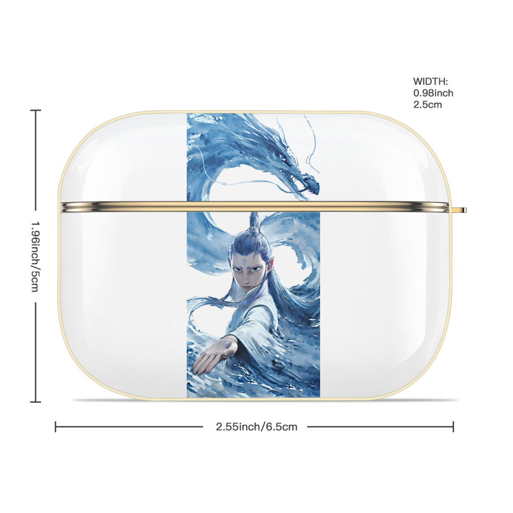 Ne Zha 2 ナタ 魔童の大暴れ 【AirPods Pro用】ハードシェル保護ケース｜耐衝撃・防指紋・カラビナ付き商品仕様