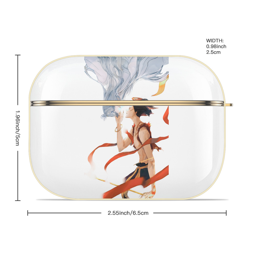 Ne Zha 2 ナタ 魔童の大暴れ 【AirPods Pro用】ハードシェル保護ケース｜耐衝撃・防指紋・カラビナ付き商品仕様
