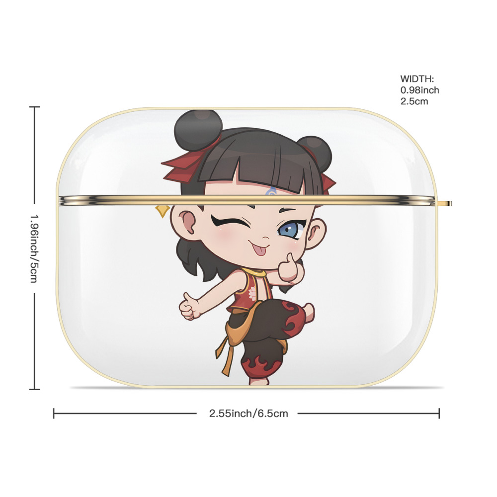 Ne Zha 2 ナタ 魔童の大暴れ 【AirPods Pro用】ハードシェル保護ケース｜耐衝撃・防指紋・カラビナ付き商品仕様