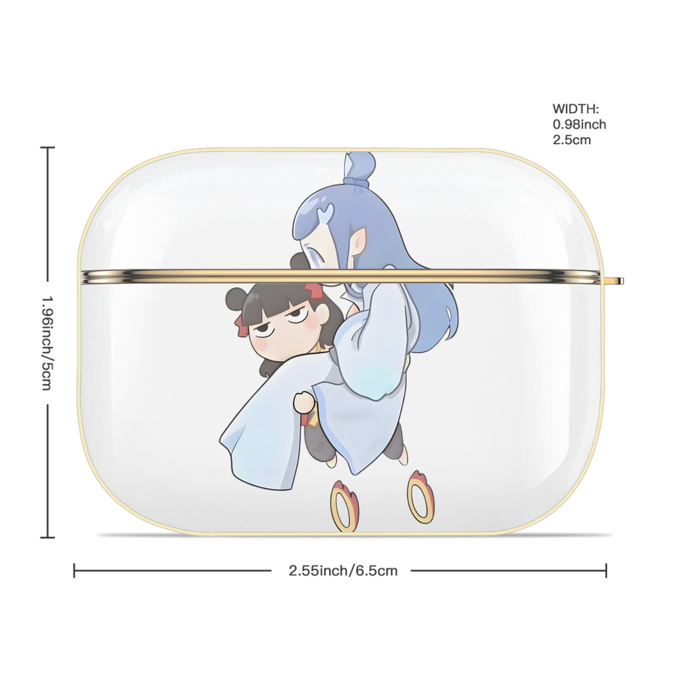 Ne Zha 2 ナタ 魔童の大暴れ 【AirPods Pro用】ハードシェル保護ケース｜耐衝撃・防指紋・カラビナ付き商品仕様