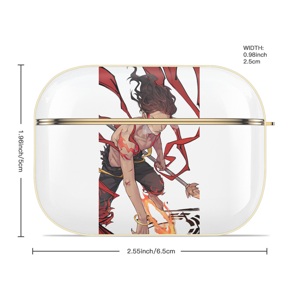 Ne Zha 2 ナタ 魔童の大暴れ 【AirPods Pro用】ハードシェル保護ケース｜耐衝撃・防指紋・カラビナ付き商品仕様