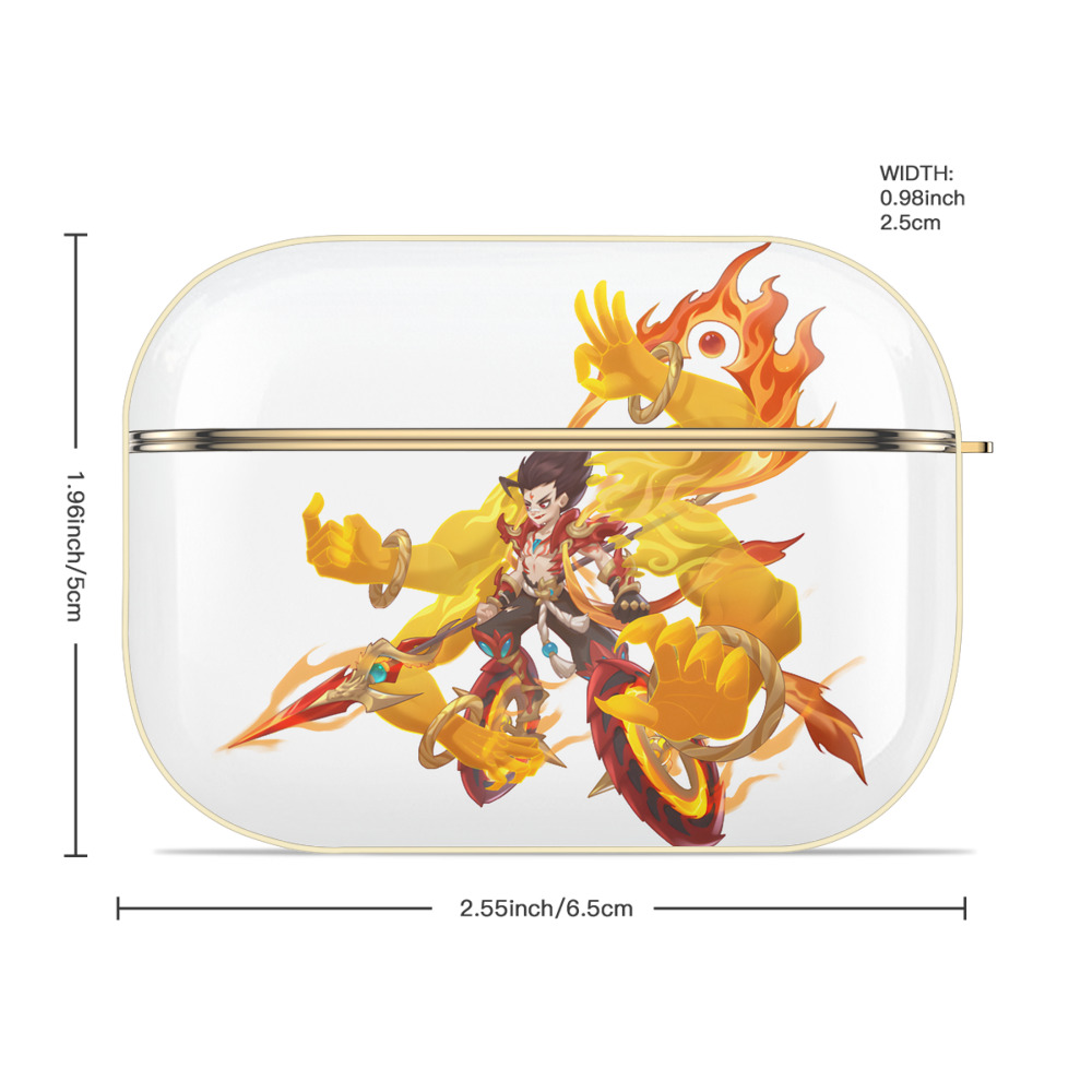 Ne Zha 2 ナタ 魔童の大暴れ 【AirPods Pro用】ハードシェル保護ケース｜耐衝撃・防指紋・カラビナ付き商品仕様