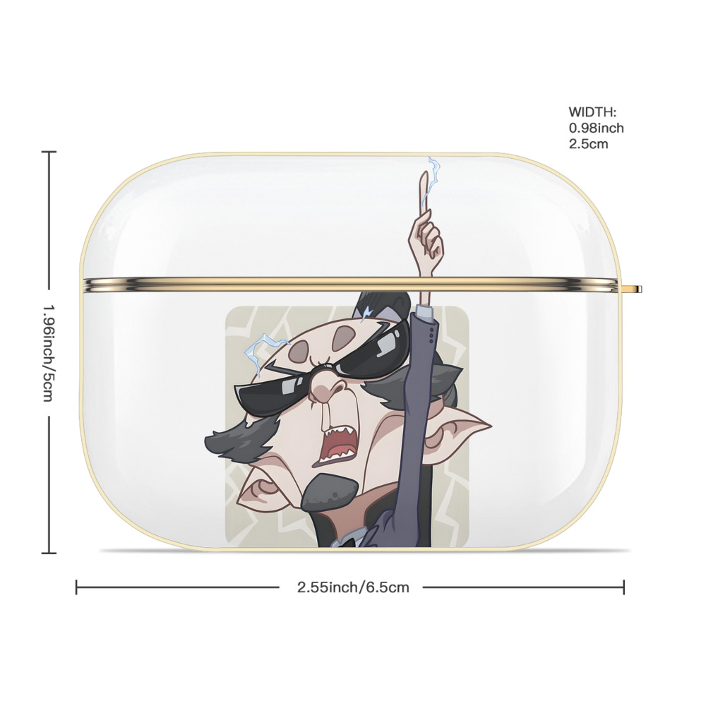 Ne Zha 2 ナタ 魔童の大暴れ 【AirPods Pro用】ハードシェル保護ケース｜耐衝撃・防指紋・カラビナ付き商品仕様