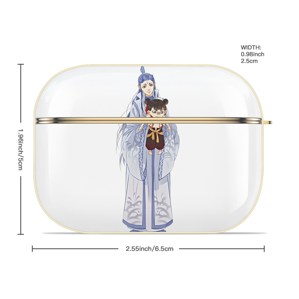 Ne Zha 2 ナタ 魔童の大暴れ 【AirPods Pro用】ハードシェル保護ケース｜耐衝撃・防指紋・カラビナ付き商品仕様