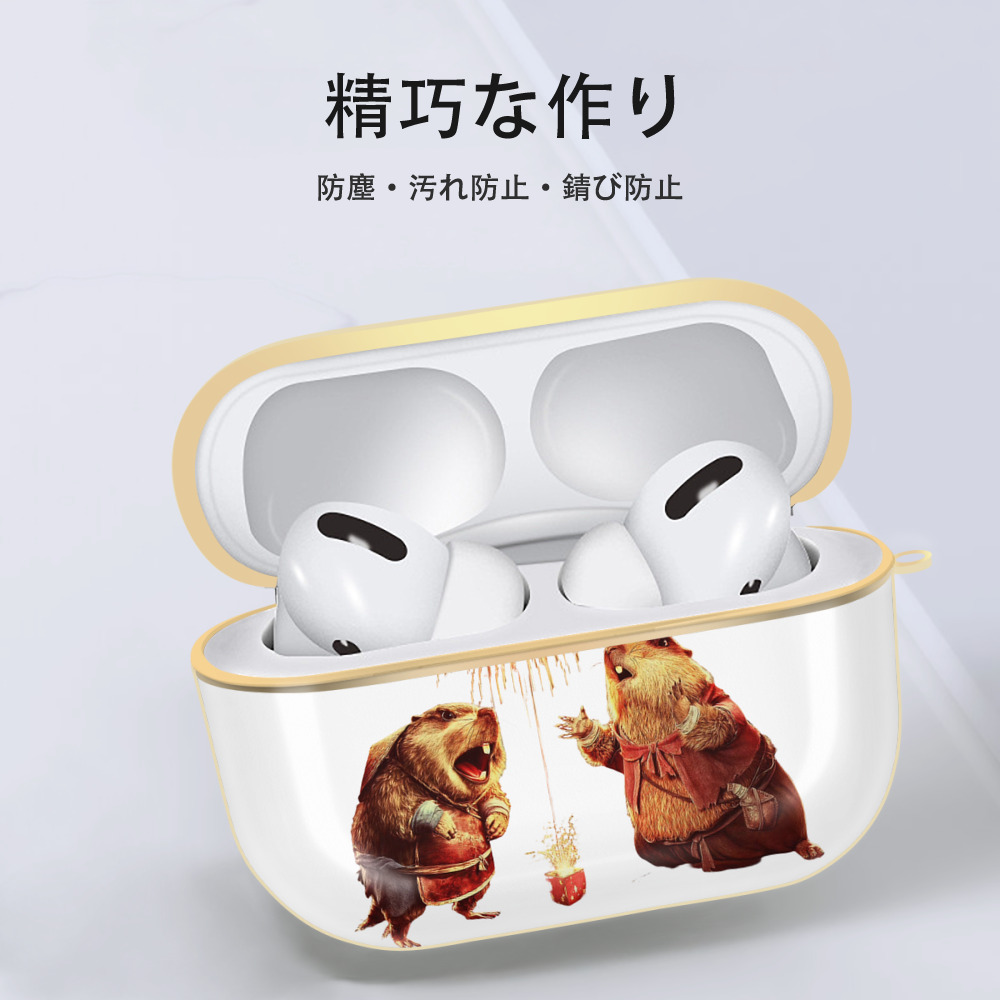 Ne Zha 2 ナタ 魔童の大暴れ 【AirPods Pro用】ハードシェル保護ケース｜耐衝撃・防指紋・カラビナ付き商品仕様