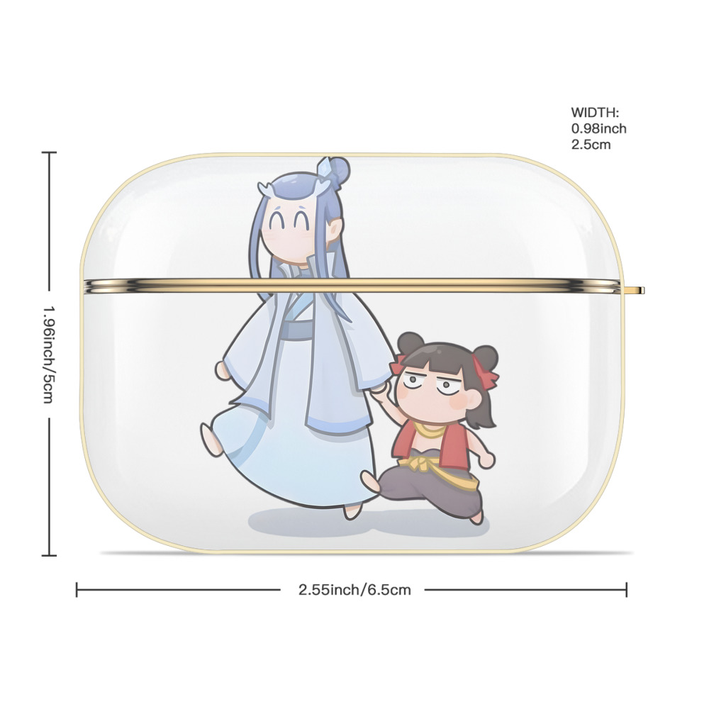 Ne Zha 2 ナタ 魔童の大暴れ 【AirPods Pro用】ハードシェル保護ケース｜耐衝撃・防指紋・カラビナ付き商品仕様