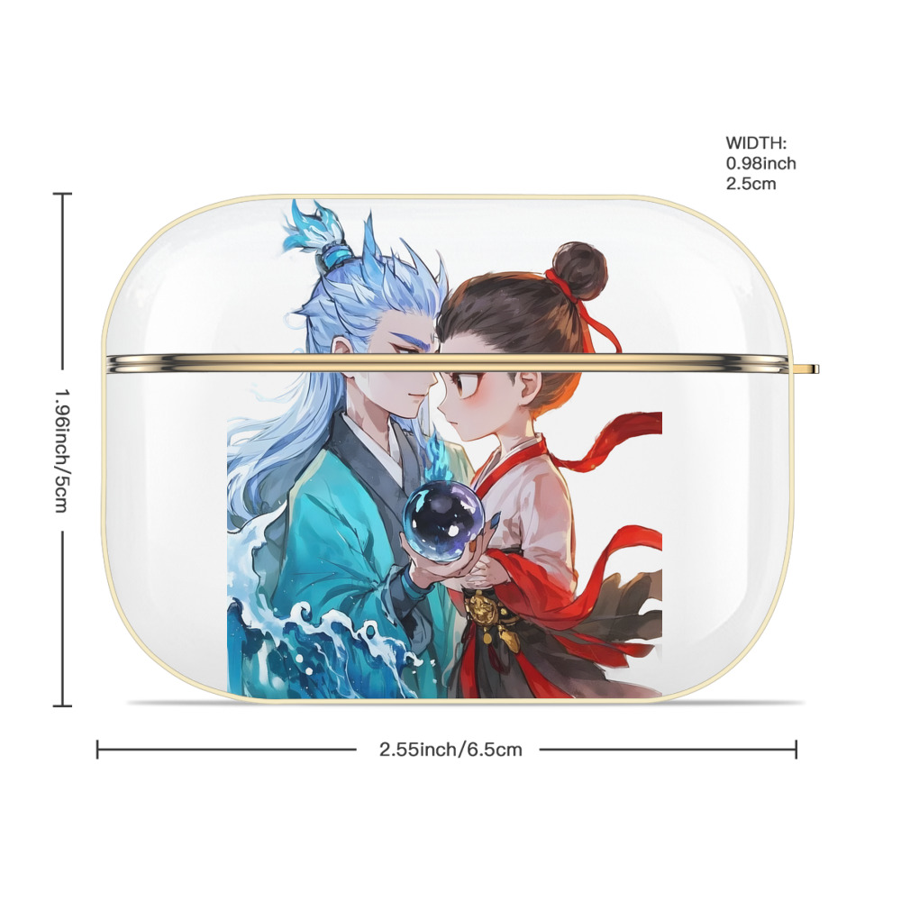 Ne Zha 2 ナタ 魔童の大暴れ 【AirPods Pro用】ハードシェル保護ケース｜耐衝撃・防指紋・カラビナ付き商品仕様
