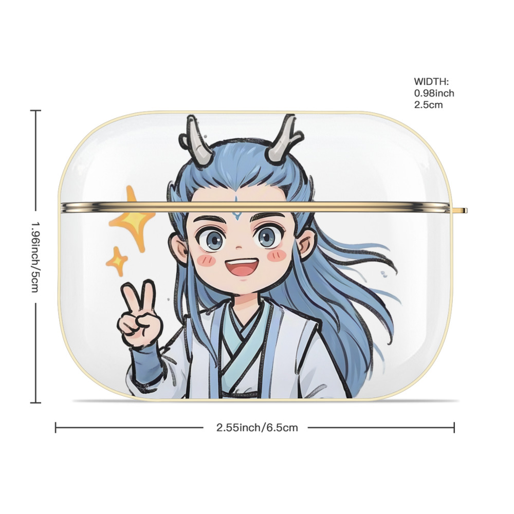 Ne Zha 2 ナタ 魔童の大暴れ 【AirPods Pro用】ハードシェル保護ケース｜耐衝撃・防指紋・カラビナ付き商品仕様