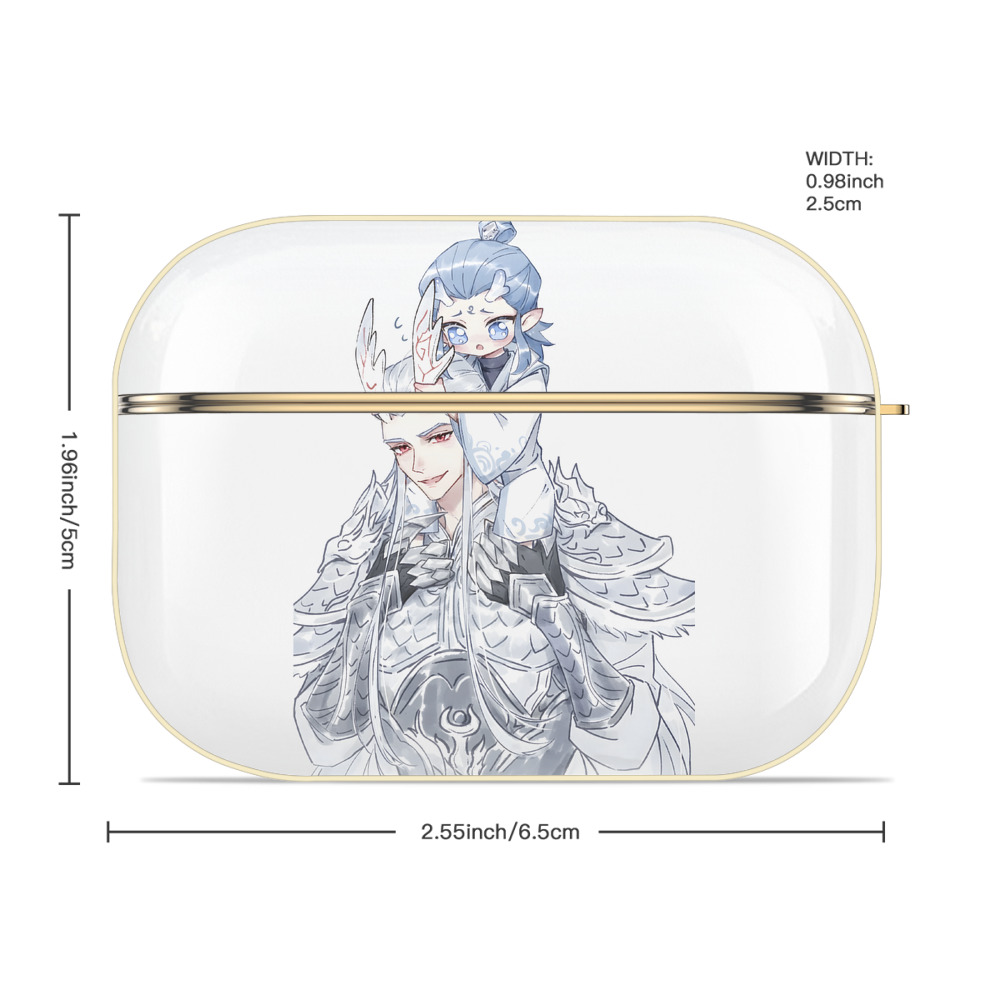 Ne Zha 2 ナタ 魔童の大暴れ 【AirPods Pro用】ハードシェル保護ケース｜耐衝撃・防指紋・カラビナ付き商品仕様