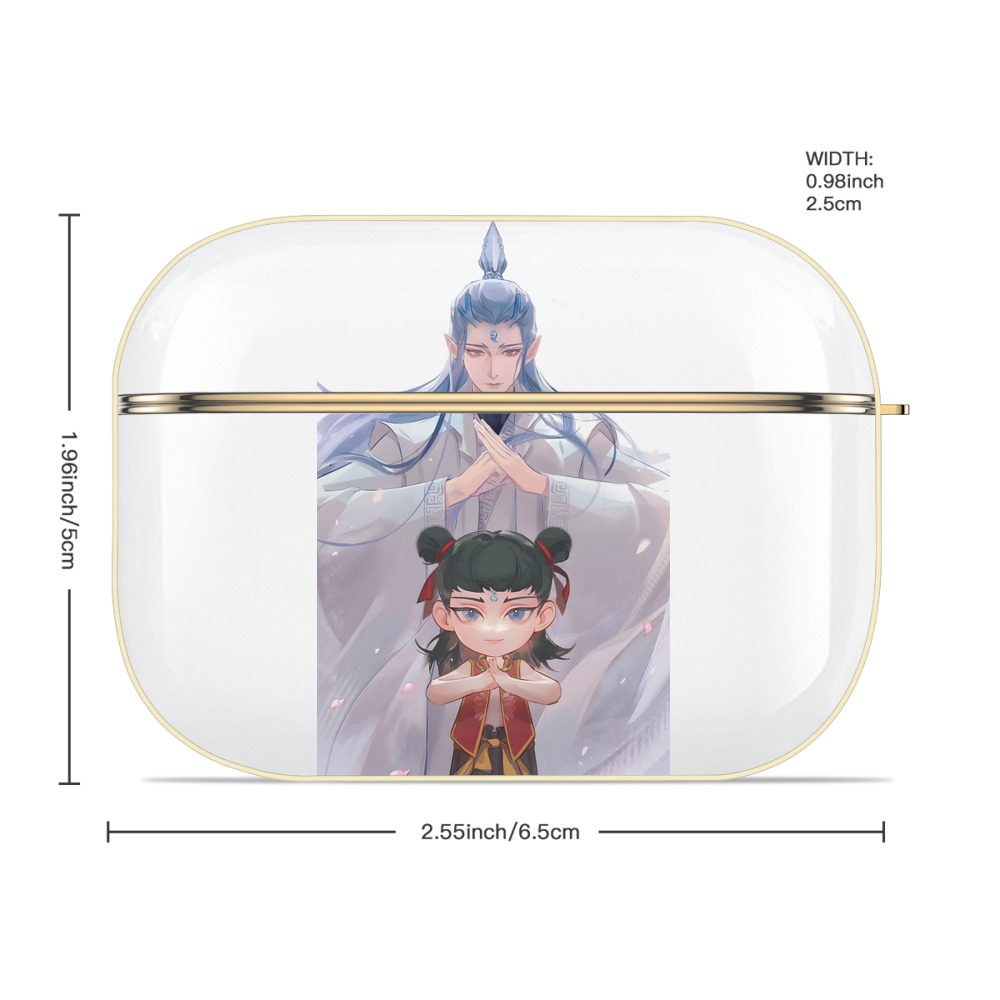 Ne Zha 2 ナタ 魔童の大暴れ 【AirPods Pro用】ハードシェル保護ケース｜耐衝撃・防指紋・カラビナ付き商品仕様