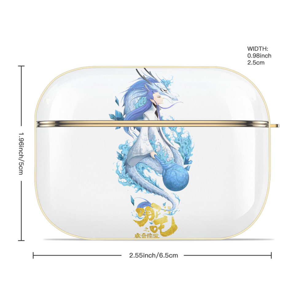 Ne Zha 2 ナタ 魔童の大暴れ 【AirPods Pro用】ハードシェル保護ケース｜耐衝撃・防指紋・カラビナ付き商品仕様