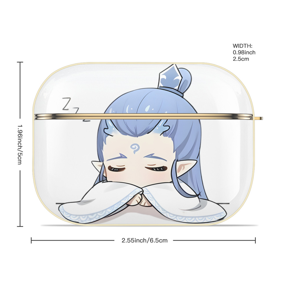 Ne Zha 2 ナタ 魔童の大暴れ 【AirPods Pro用】ハードシェル保護ケース｜耐衝撃・防指紋・カラビナ付き商品仕様