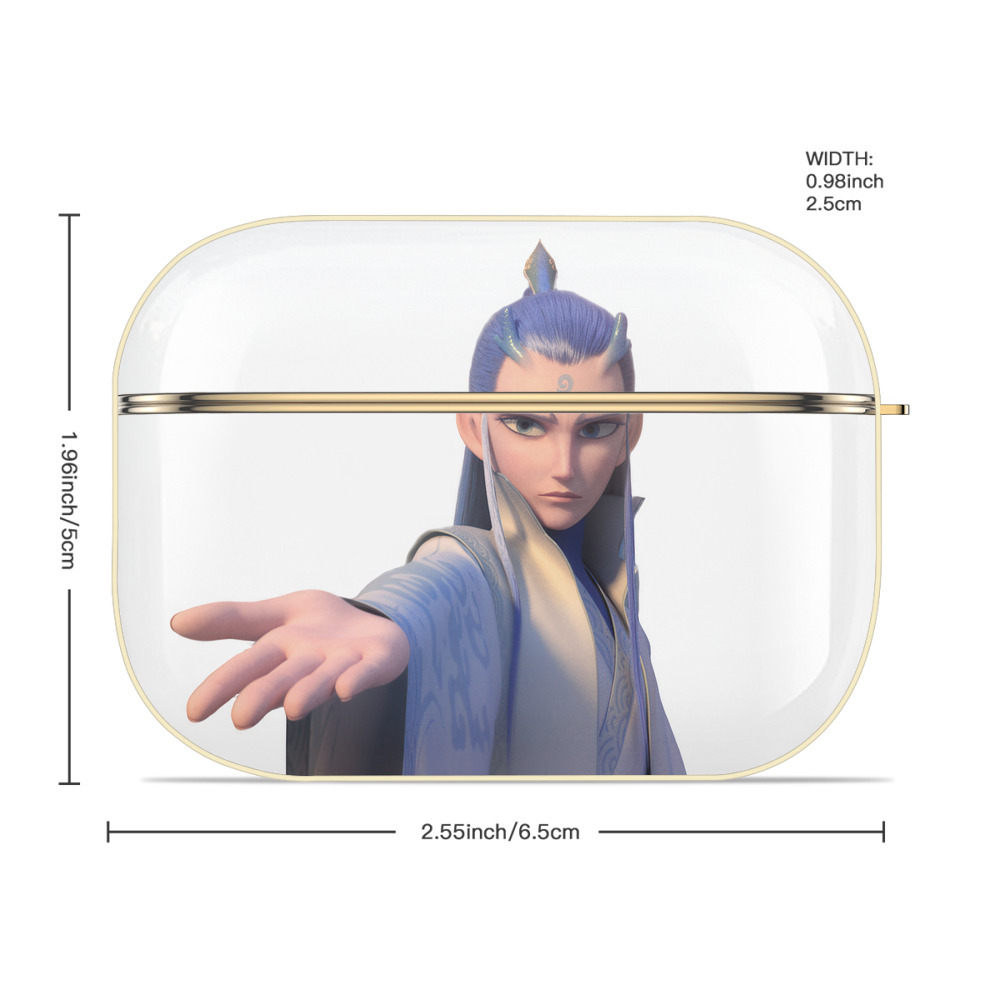 Ne Zha 2 ナタ 魔童の大暴れ 【AirPods Pro用】ハードシェル保護ケース｜耐衝撃・防指紋・カラビナ付き商品仕様