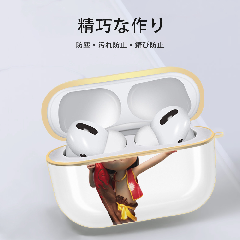 Ne Zha 2 ナタ 魔童の大暴れ 【AirPods Pro用】ハードシェル保護ケース｜耐衝撃・防指紋・カラビナ付き商品仕様