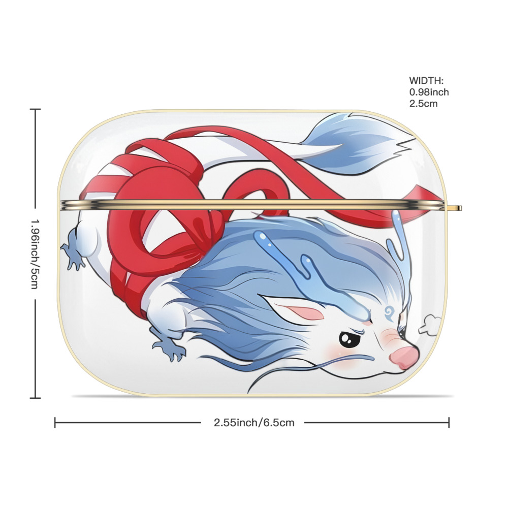 Ne Zha 2 ナタ 魔童の大暴れ 【AirPods Pro用】ハードシェル保護ケース｜耐衝撃・防指紋・カラビナ付き商品仕様