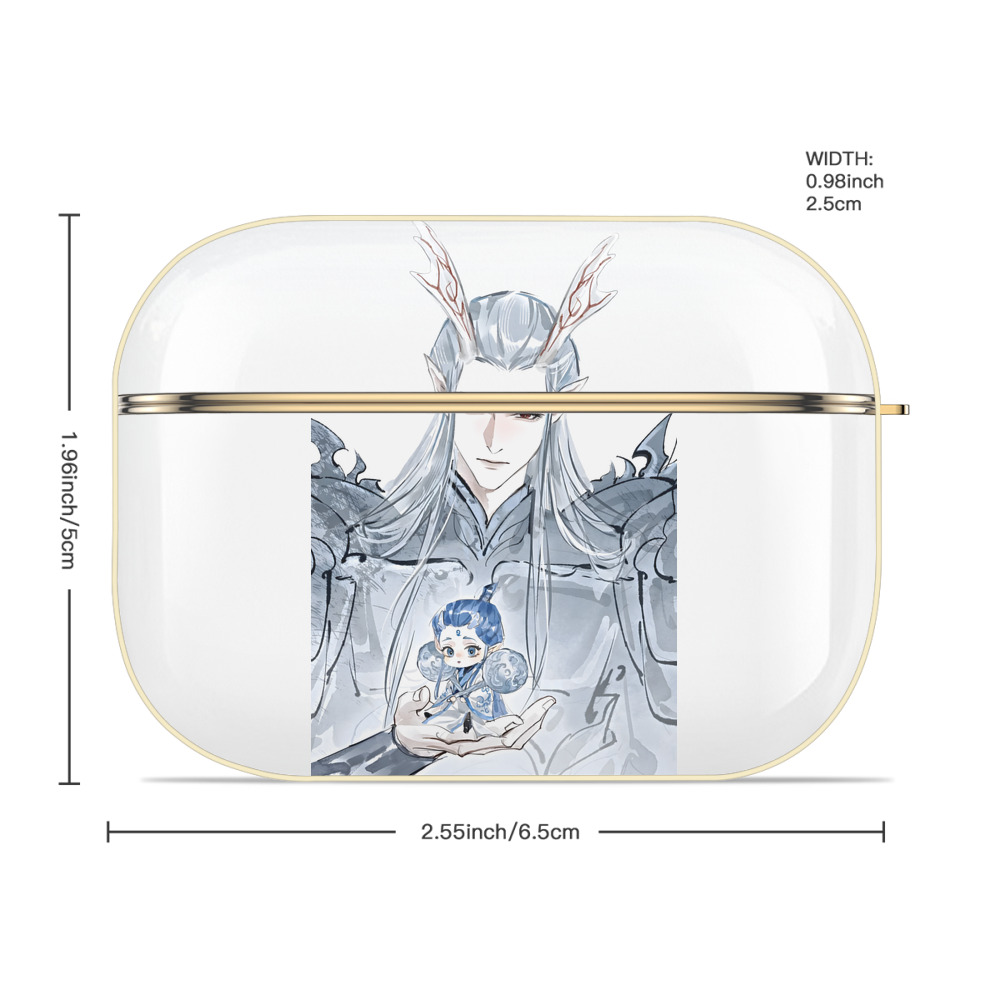 Ne Zha 2 ナタ 魔童の大暴れ 【AirPods Pro用】ハードシェル保護ケース｜耐衝撃・防指紋・カラビナ付き商品仕様