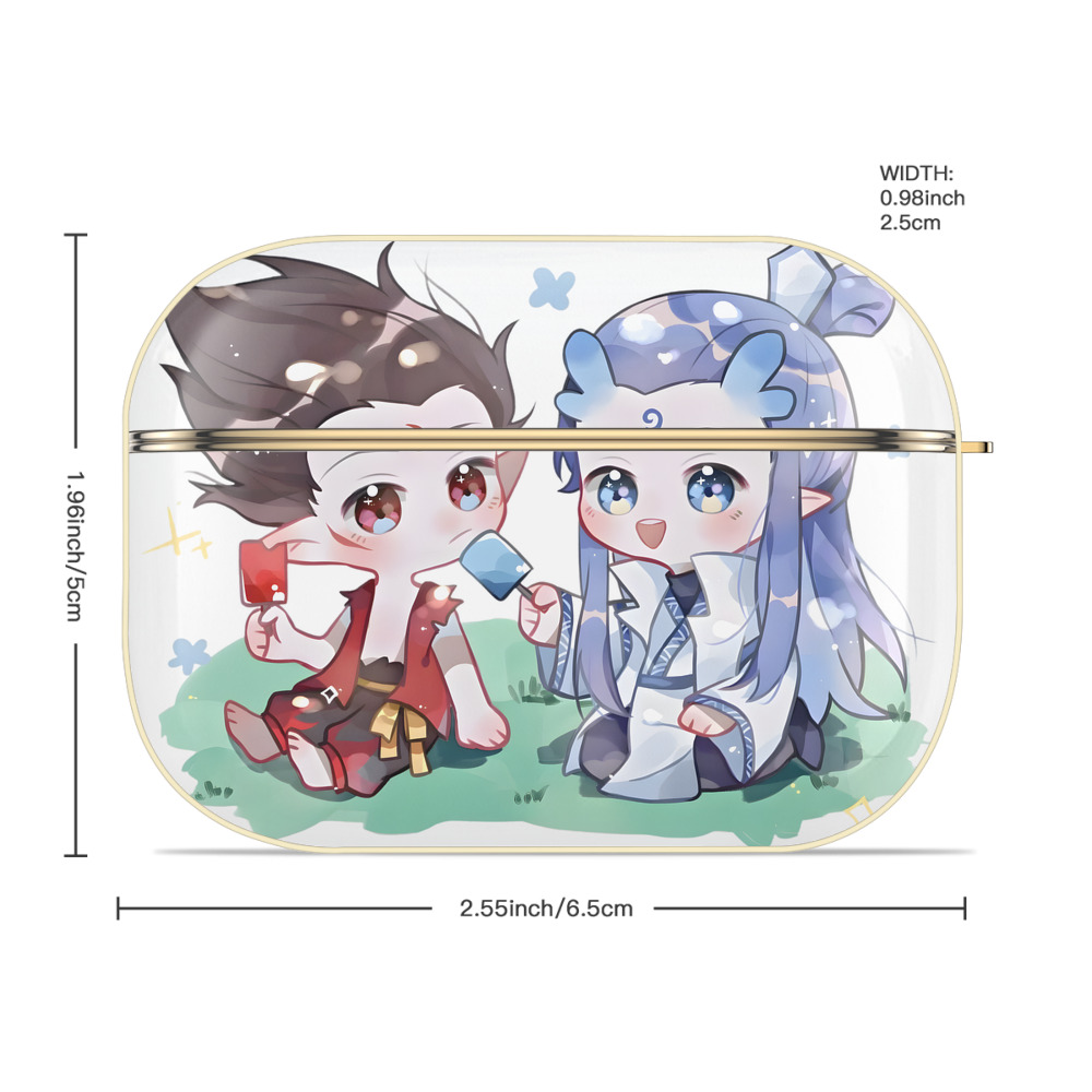 Ne Zha 2 ナタ 魔童の大暴れ 【AirPods Pro用】ハードシェル保護ケース｜耐衝撃・防指紋・カラビナ付き商品仕様