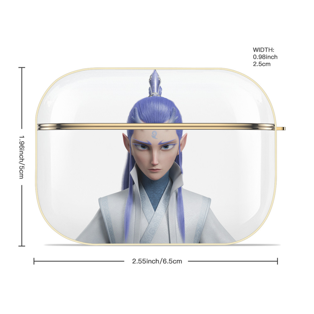 Ne Zha 2 ナタ 魔童の大暴れ 【AirPods Pro用】ハードシェル保護ケース｜耐衝撃・防指紋・カラビナ付き商品仕様