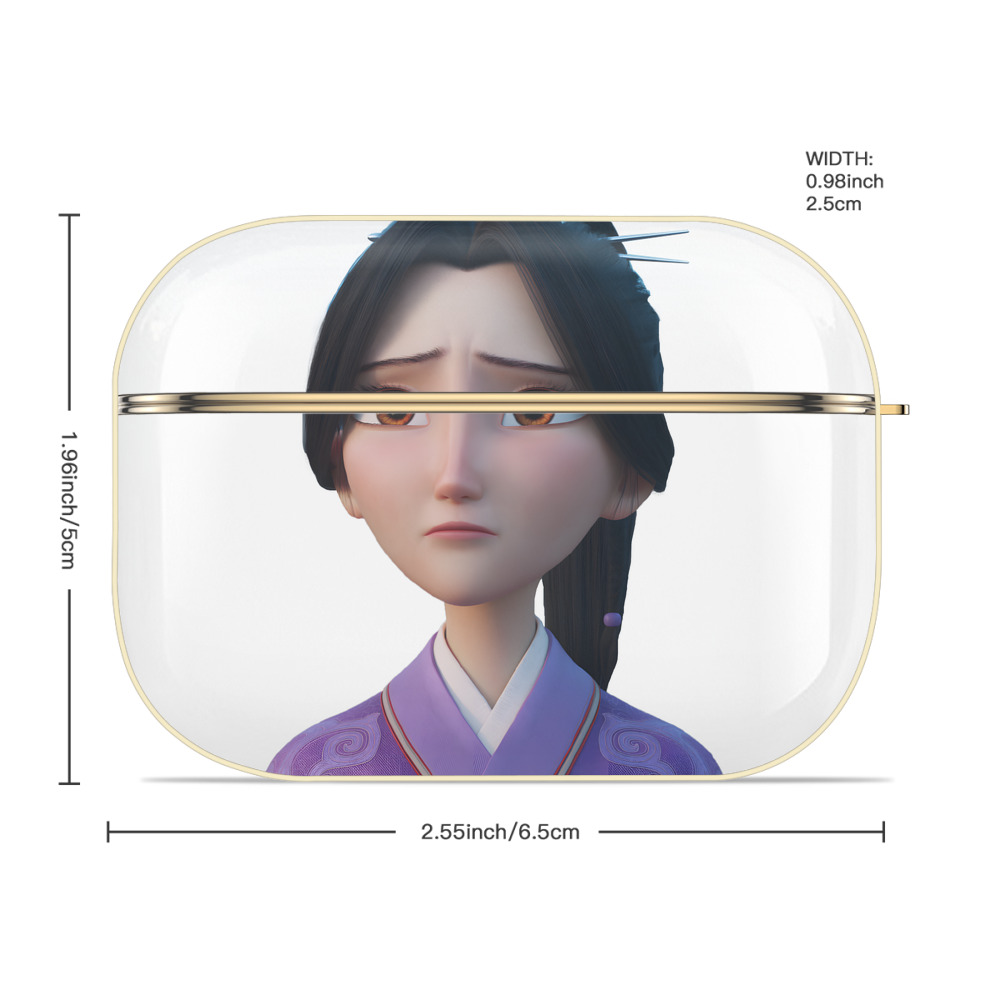 Ne Zha 2 ナタ 魔童の大暴れ 【AirPods Pro用】ハードシェル保護ケース｜耐衝撃・防指紋・カラビナ付き商品仕様