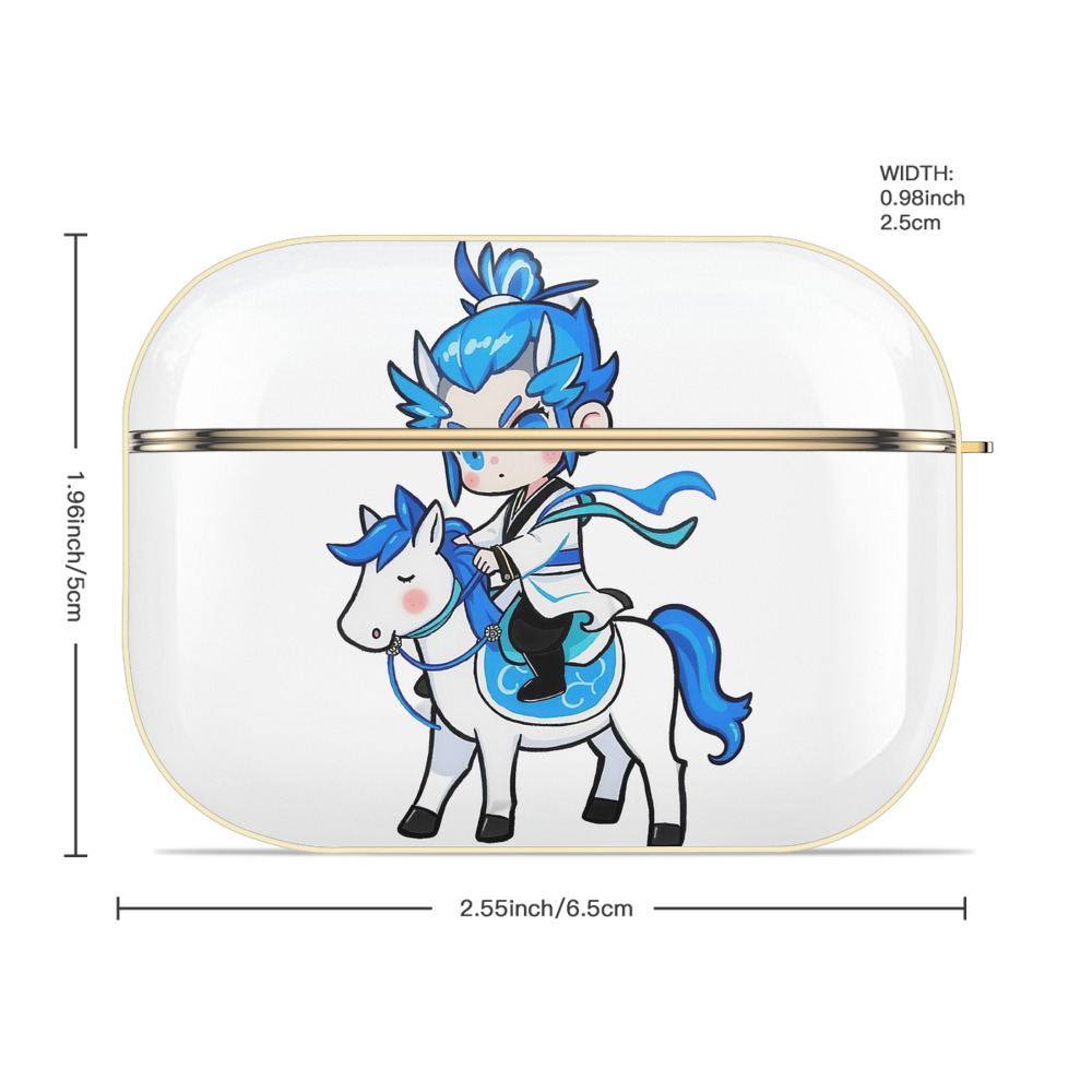 Ne Zha 2 ナタ 魔童の大暴れ 【AirPods Pro用】ハードシェル保護ケース｜耐衝撃・防指紋・カラビナ付き商品仕様