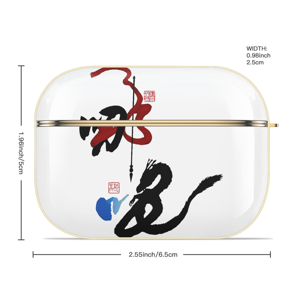 Ne Zha 2 ナタ 魔童の大暴れ 【AirPods Pro用】ハードシェル保護ケース｜耐衝撃・防指紋・カラビナ付き商品仕様
