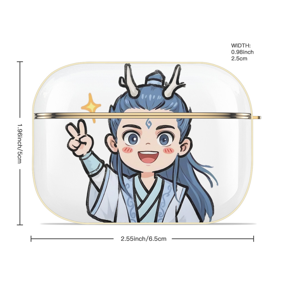 Ne Zha 2 ナタ 魔童の大暴れ 【AirPods Pro用】ハードシェル保護ケース｜耐衝撃・防指紋・カラビナ付き商品仕様