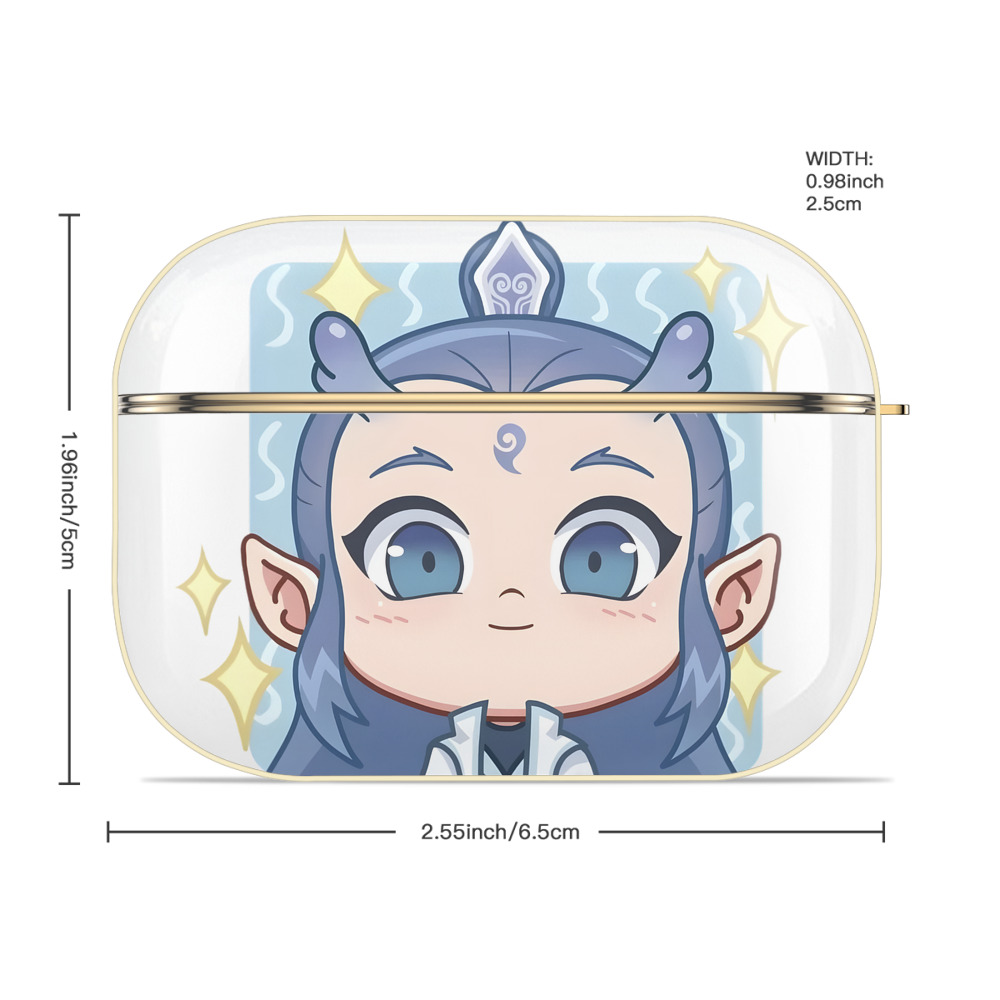 Ne Zha 2 ナタ 魔童の大暴れ 【AirPods Pro用】ハードシェル保護ケース｜耐衝撃・防指紋・カラビナ付き商品仕様