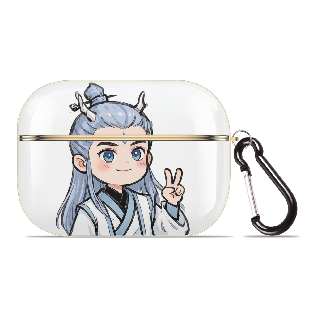 （画像用） Ne Zha 2 ナタ 魔童の大暴れ 【AirPods Pro用】ハードシェル保護ケース｜耐衝撃・防指紋・カラビナ付き商品仕様