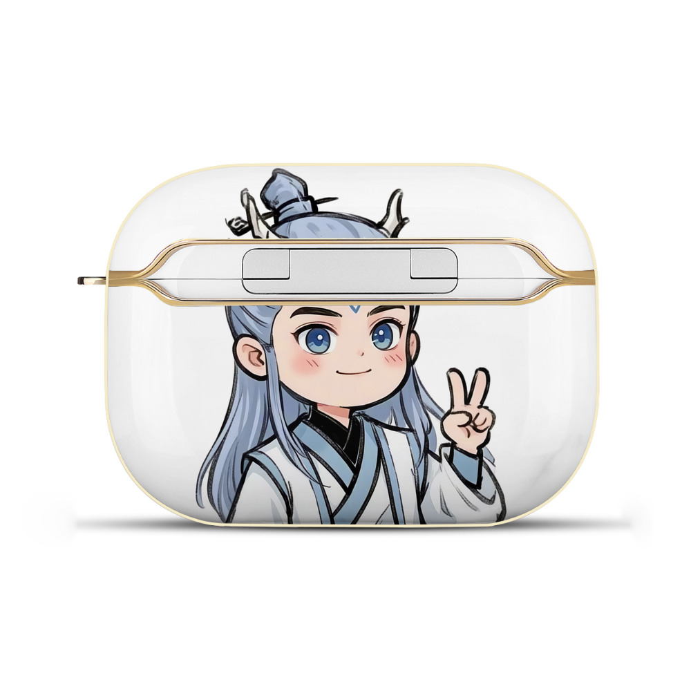 （画像用） Ne Zha 2 ナタ 魔童の大暴れ 【AirPods Pro用】ハードシェル保護ケース｜耐衝撃・防指紋・カラビナ付き商品仕様