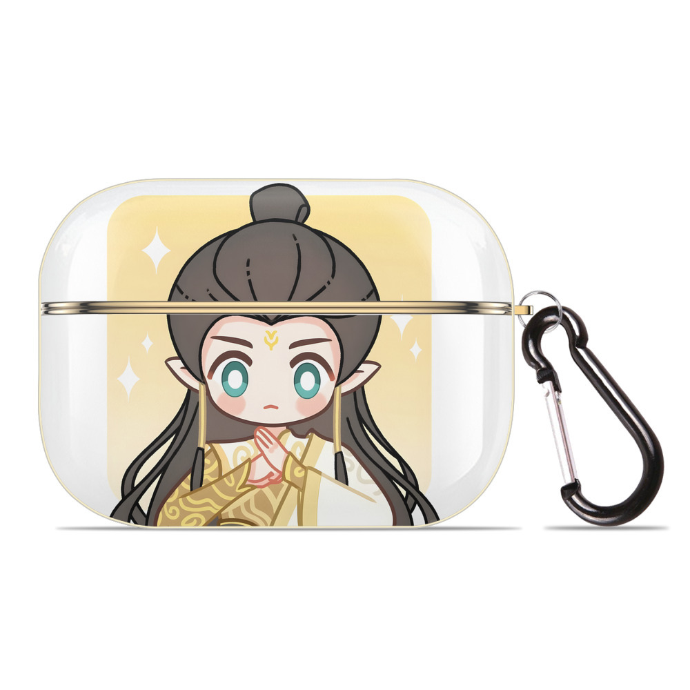 （画像用） Ne Zha 2 ナタ 魔童の大暴れ 【AirPods Pro用】ハードシェル保護ケース｜耐衝撃・防指紋・カラビナ付き商品仕様