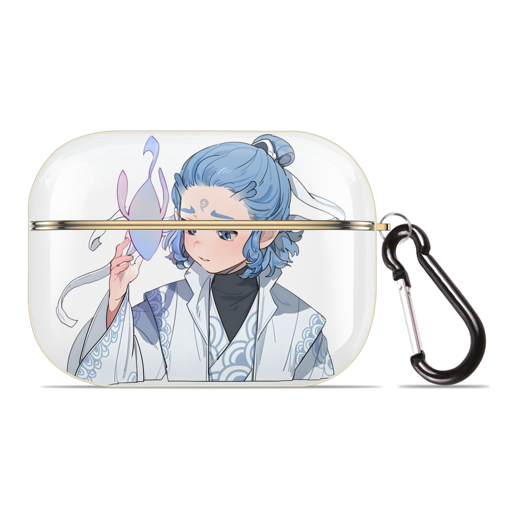 （画像用） Ne Zha 2 ナタ 魔童の大暴れ 【AirPods Pro用】ハードシェル保護ケース｜耐衝撃・防指紋・カラビナ付き商品仕様