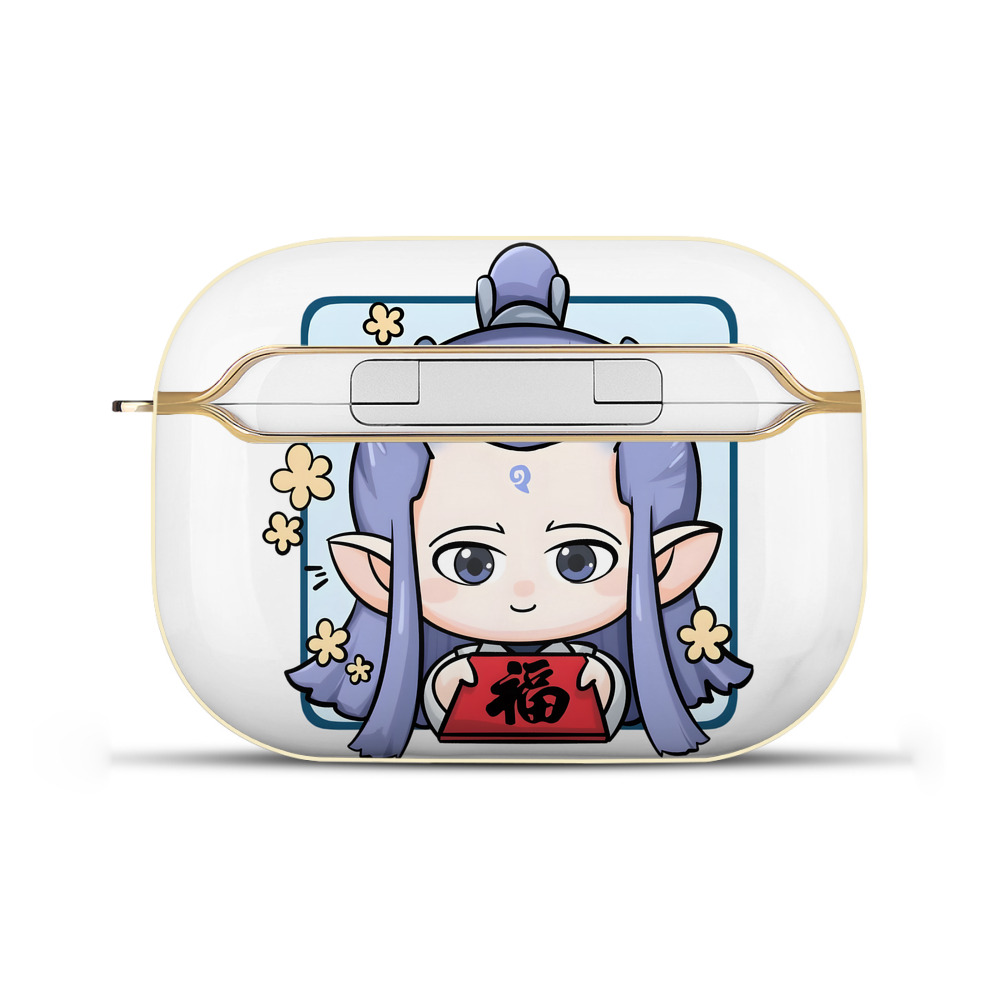 （画像用） Ne Zha 2 ナタ 魔童の大暴れ 【AirPods Pro用】ハードシェル保護ケース｜耐衝撃・防指紋・カラビナ付き商品仕様