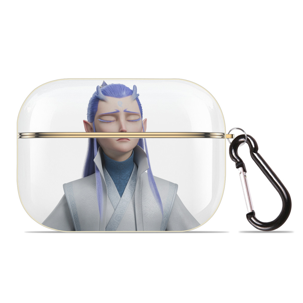 （画像用） Ne Zha 2 ナタ 魔童の大暴れ 【AirPods Pro用】ハードシェル保護ケース｜耐衝撃・防指紋・カラビナ付き商品仕様