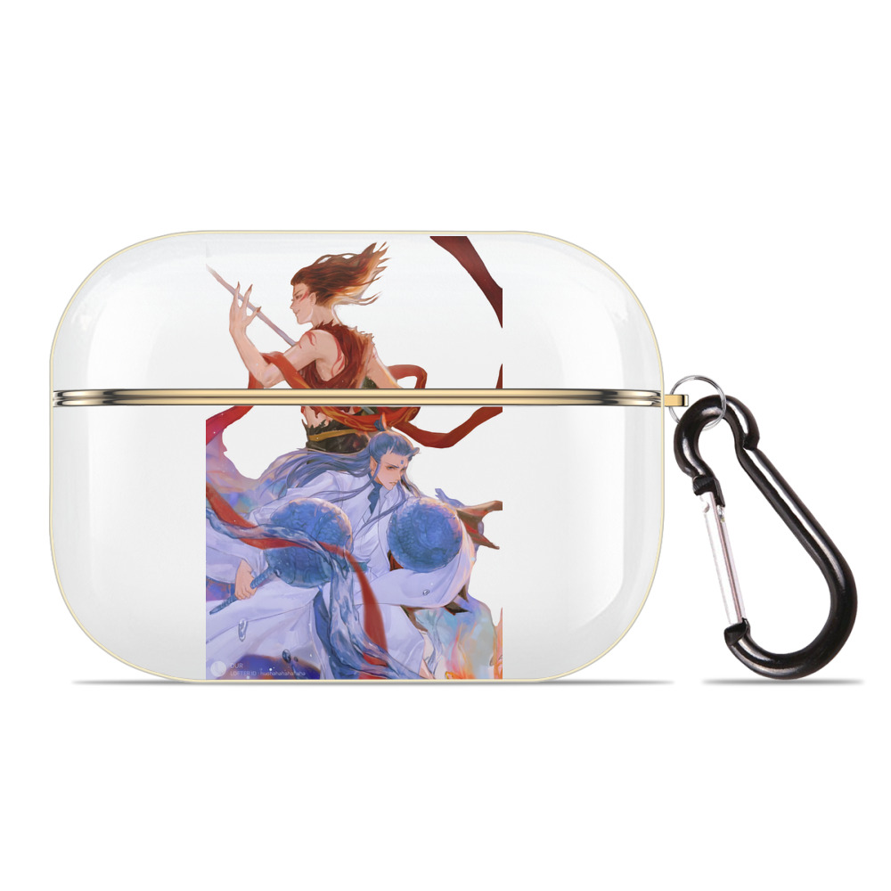 （画像用） Ne Zha 2 ナタ 魔童の大暴れ 【AirPods Pro用】ハードシェル保護ケース｜耐衝撃・防指紋・カラビナ付き商品仕様