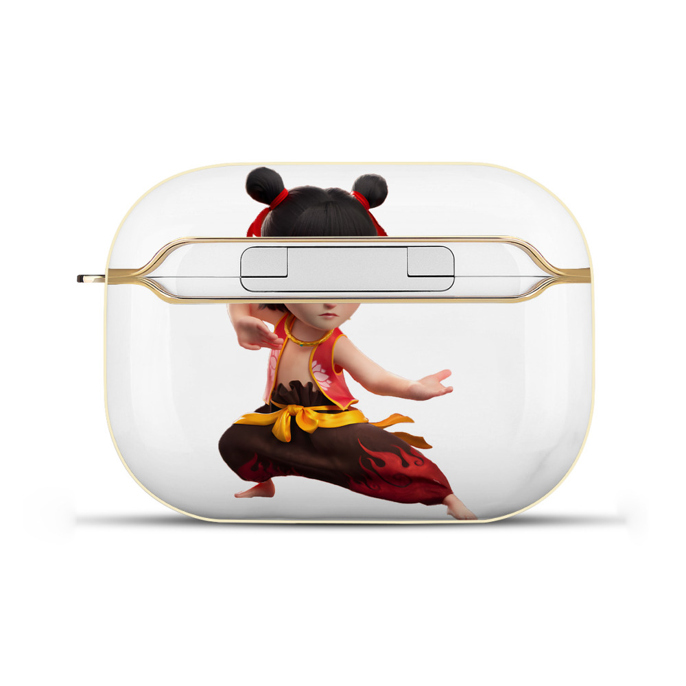 （画像用） Ne Zha 2 ナタ 魔童の大暴れ 【AirPods Pro用】ハードシェル保護ケース｜耐衝撃・防指紋・カラビナ付き商品仕様