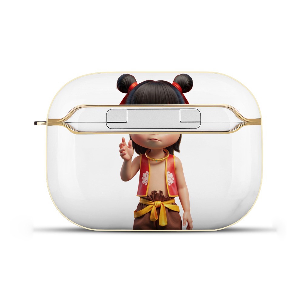 （画像用） Ne Zha 2 ナタ 魔童の大暴れ 【AirPods Pro用】ハードシェル保護ケース｜耐衝撃・防指紋・カラビナ付き商品仕様